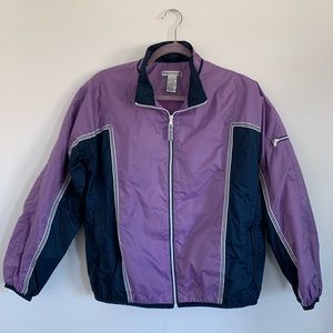 Rebecca Malone Purple/Navy Vintage Windbreaker